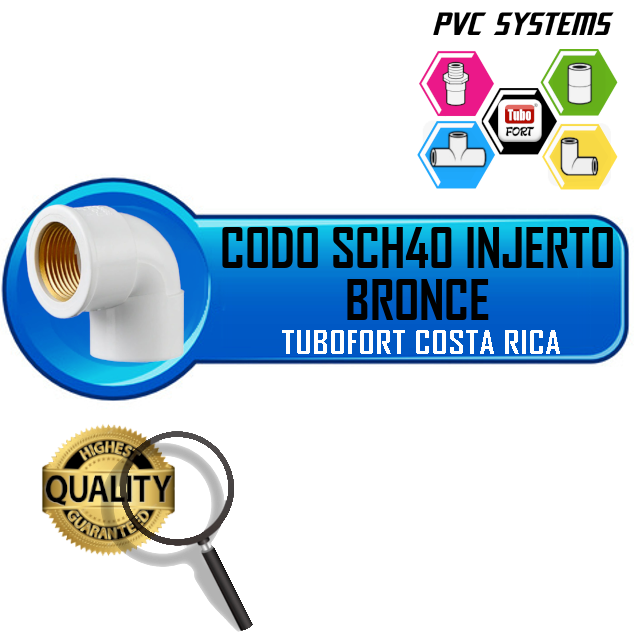 CODO INJERTO METAL 1/2" SCH40