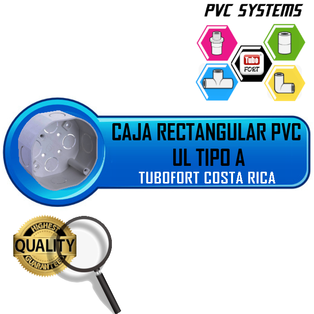 CAJA OCTAGONAL PVC CONDUIT