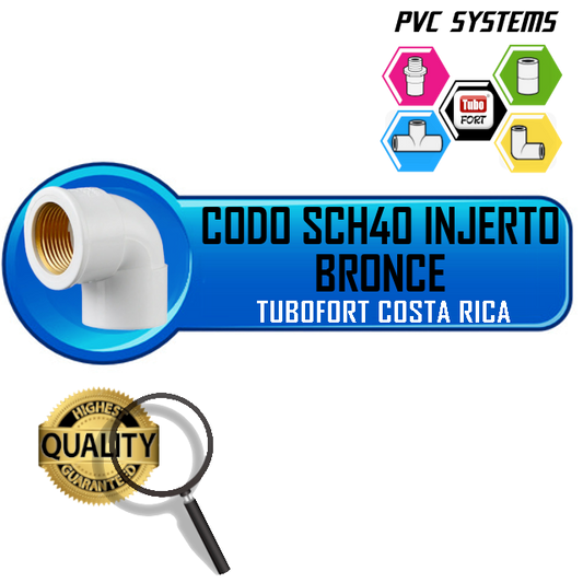 CODO INJERTO METAL 1/2" SCH40