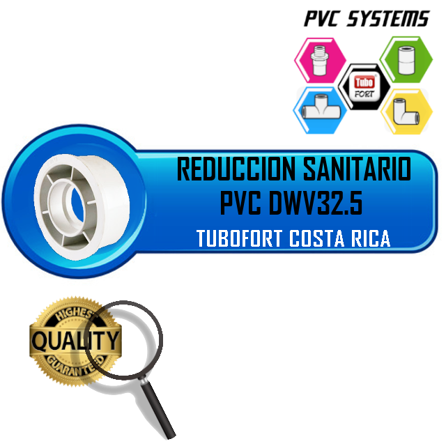 RDUCCIÓN 3/4 X 1/2" PRESIÓN SCH40 PVC BLANCO